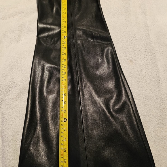 Trade / reserved Dylan Faux Leather Wide Leg in Black Alice + Olivia - Picture 10 of 10